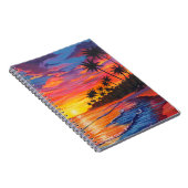 Cahier Coucher de Soleil Tropical (Côté Droit)