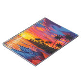 Cahier Coucher de Soleil Tropical (Côté gauche)