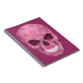 Cahier Crâne Camouflage Rose (Côté Droit)