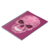 Cahier Crâne Camouflage Rose (Côté gauche)