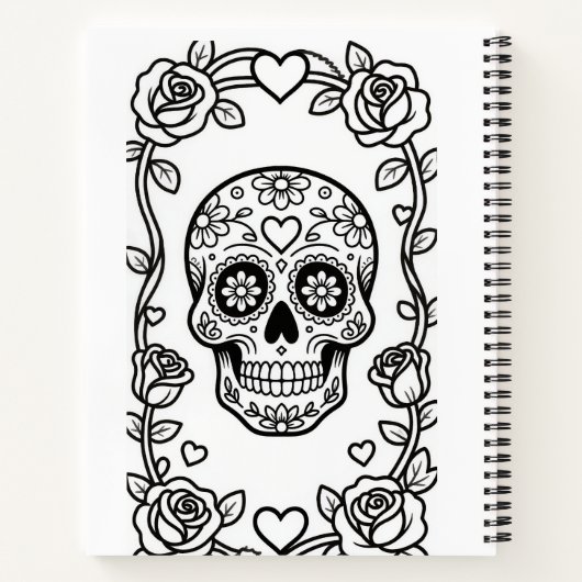 Cahier Crâne de Sucre de la Saint-Valentin (Dos)
