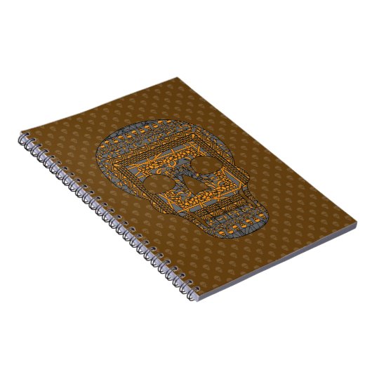 Cahier Crâne d'Halloween (Côté Droit)