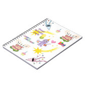 Cahier Cupcake Pieuvre Joyeux Anniversaire (Côté gauche)