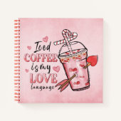 Cahier d'amour pour le café (Devant)