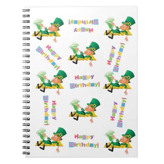 Cahier d'anniversaire de la Saint-Patrick (Devant)