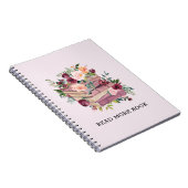 Cahier d'aquarelle et citation de rose fleur (Côté Droit)
