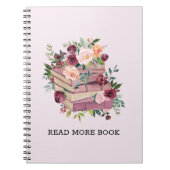 Cahier d'aquarelle et citation de rose fleur (Devant)