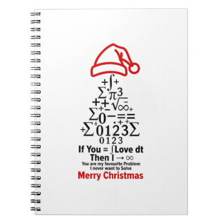 Cahier d'Arbre de Noël Math - Cadeau d'Amour