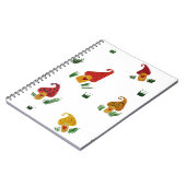 Cahier d'art aquarelle Maisons Champignons (Côté gauche)
