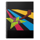 Cahier d'art de guitare coloré (Devant)