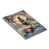 Cahier d'art de sirène de lagon tranquille (Côté Droit)