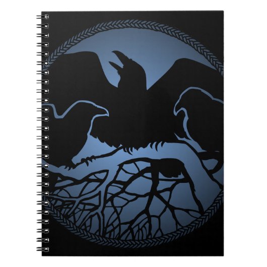 Cahier d'art Raven Journal de corbeau (Devant)