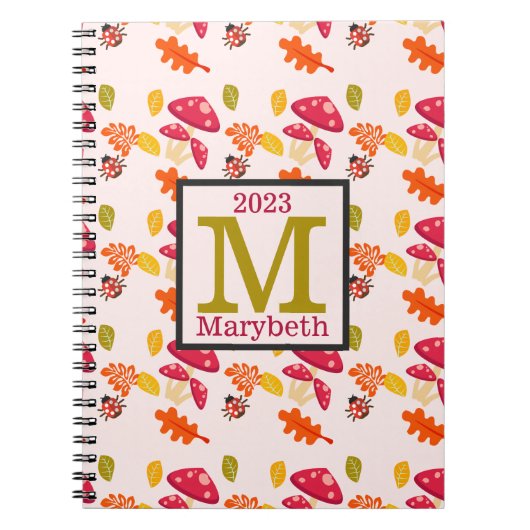 Cahier d'automne personnalisé (Devant)
