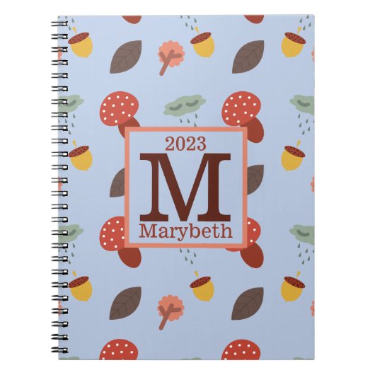 Cahier d'automne personnalisé (Devant)