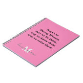 Cahier d'autonomisation des femmes (Côté gauche)