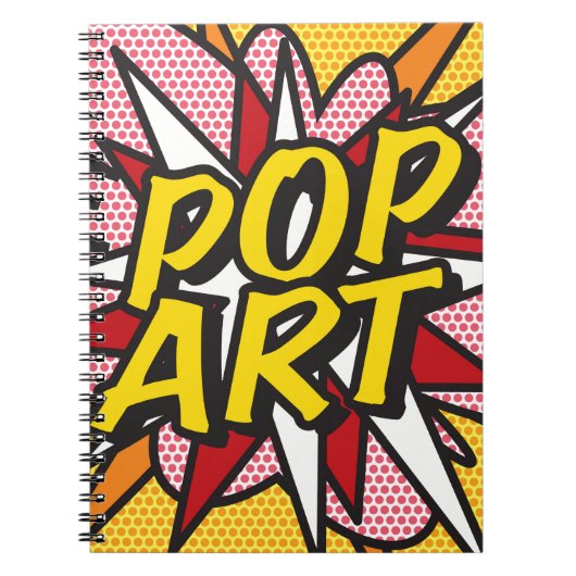 Cahier de bande dessinée rétro d'art POP moderne (Devant)