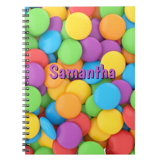 Cahier de bonbons personnalisés – Joy Drops School (Devant)