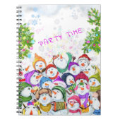Cahier de bonshommes de neige de Noël (Devant)