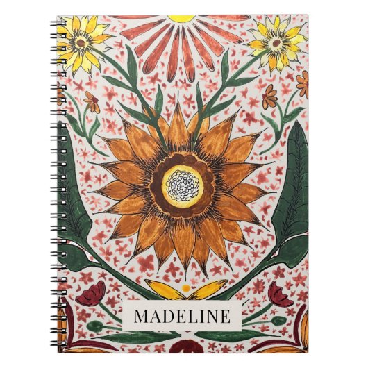Cahier de botanique personnalisé (Devant)