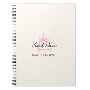 Cahier de boulangerie mignon Journal de marque d