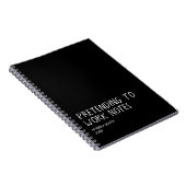 Cahier de Bureau Drôle, Notes de Travail Simulées (Côté Droit)