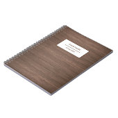 Cahier de campagne en bois rustique de grange (Côté gauche)