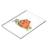 Cahier de Capybara au Temps du Thé dans l'Onsen So (Côté gauche)