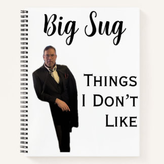 Cahier de choses que je n'aime pas Sug