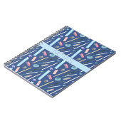 CAHIER DE CLASSE DE MATHÉMATIQUES BLEU AQUA ROSE (Côté gauche)