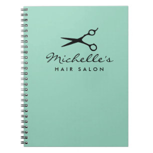 Cahier de coiffeur personnalisé pour salon de coif