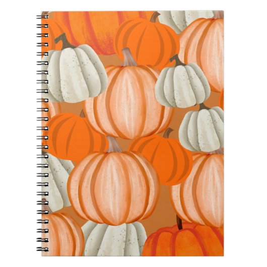 Cahier de collage de citrouille – Esthétique d'aut (Devant)