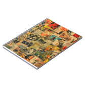 Cahier de collage de journal vintage (Côté gauche)