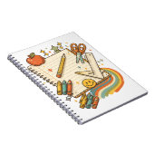 Cahier de collage Fournitures Scolaires Rétro (Côté Droit)