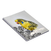 Cahier de Collage Personnalisé Perruche Jaune (Côté Droit)