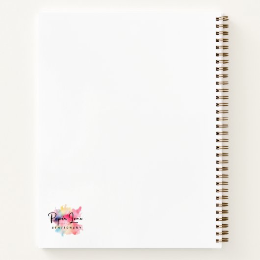 Cahier de composition abstrait (Dos)