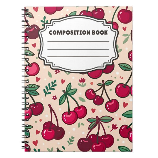 Cahier de composition Cerise Mignon (Devant)