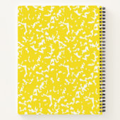 Cahier de composition classique à motif spirale (Dos)