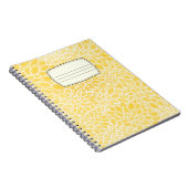 Cahier de composition de dahlias jaune pastel (Côté Droit)
