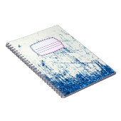 cahier de composition en denim et paillettes (Côté Droit)