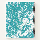 Cahier de composition en marbre sarcelle pour enfa (Dos)