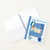 CAHIER DE COMPOSITION ENFANT BLEU CLAIR  NOTEBOOK (Intérieur)
