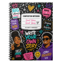Cahier de composition Good Vibes Great Ideas