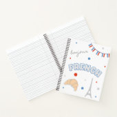 cahier de composition inspiré de la France avec ré (Intérieur)