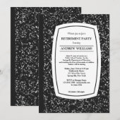 Cahier de Composition Invitations à la fête de ret (Devant / Derrière)