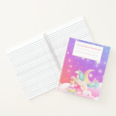 Cahier de composition Licorne pour filles (Intérieur)