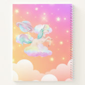 Cahier de composition Licorne pour filles (Dos)