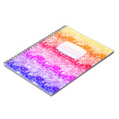 cahier de composition vague arc-en-ciel (Côté gauche)