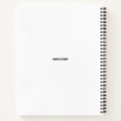 Cahier de conception de brevet de reliure (Dos)