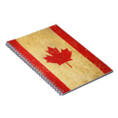 Cahier de conception vintage du drapeau du Canada (Côté Droit)