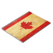 Cahier de conception vintage du drapeau du Canada (Côté gauche)